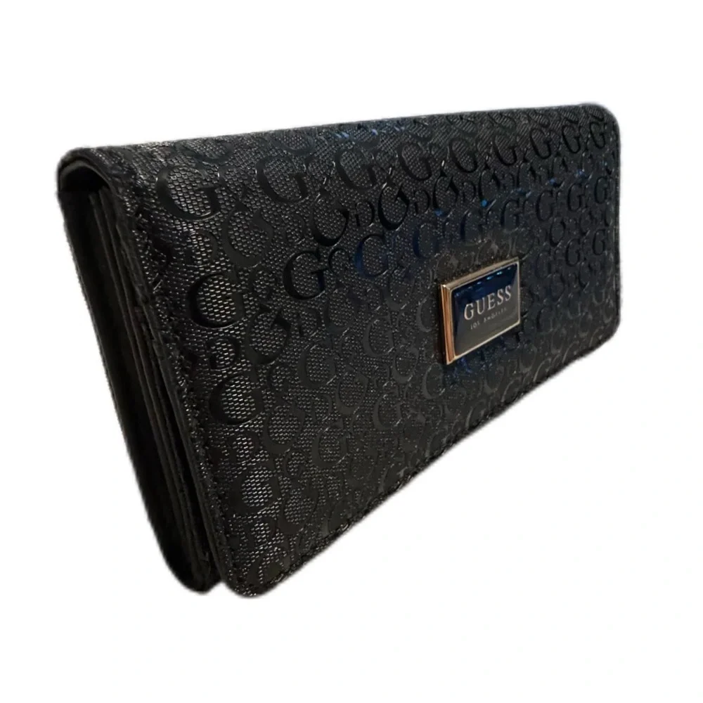 Guess Black & Gold Wallet NWOT - Picture 3 of 7